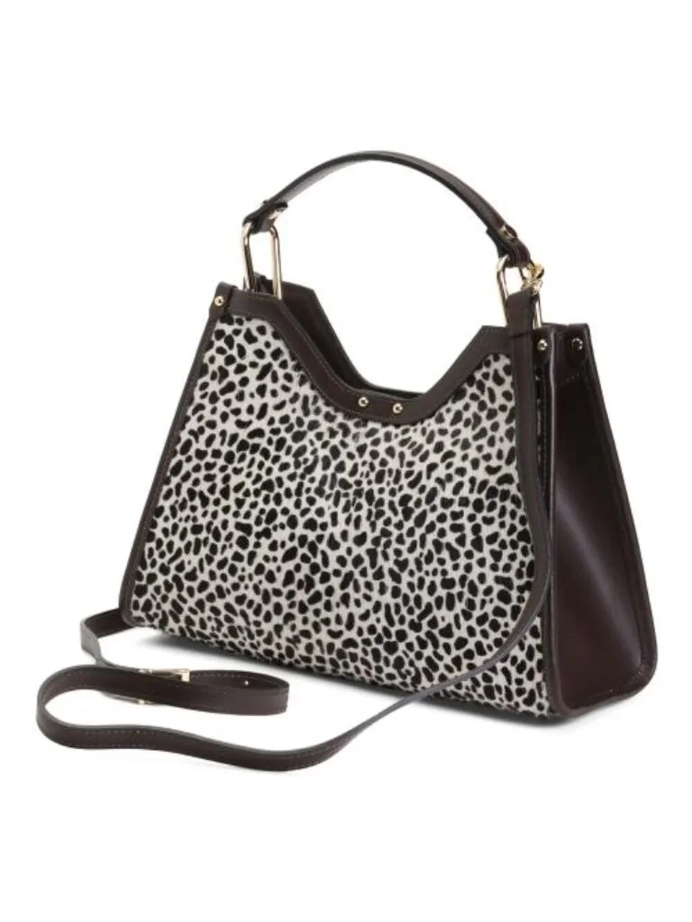 CHEVAL Made In Italy Leather Structured Satchel